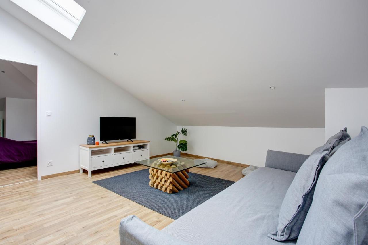 Gatsby Chic Apartment Reims Bagian luar foto